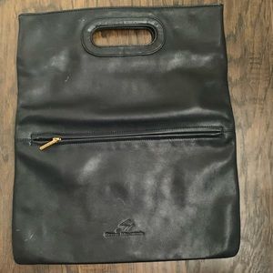 Black Stone Mountain clutch/purse
